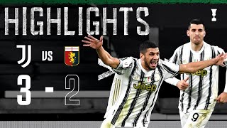 Juventus 32 Genoa  Rafia Scores Debut Winner  Coppa Italia Highlights [upl. by Drawoh338]