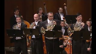 Budapest Festival Horn Quartet Schumann Konzertstück für 4 Hörner und Orchester LIVE [upl. by Kern]