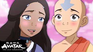 Aang and Kataras Cutest Moments Ever 💖  Avatar The Last Airbender [upl. by Gardas742]