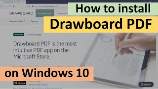 How to install Drawboard PDF on Windows 10 [upl. by Atsuj556]