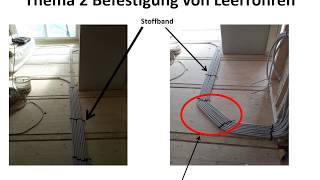 Leitungsverlegung Elektroinstallation [upl. by Loesceke]