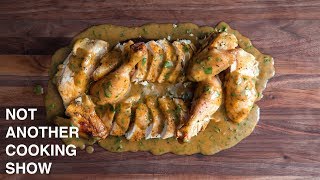 ROASTED CHICKEN WITH EASY PAN GRAVY [upl. by Greenburg]