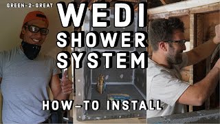 Installing A WEDI Shower System [upl. by Ewnihc]