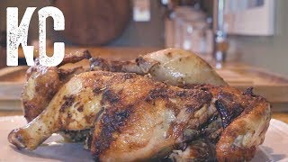 PERFECT ROASTED CHICKEN RECIPE  Spatchcock Chicken [upl. by Anirrehs]