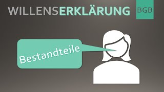 Grundlagen Rechtslehre  Die Willenserklärung [upl. by Hselin]