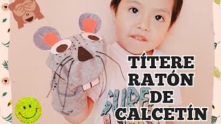 Como hacer títeres con calcetín o media Muy Fácil para niños [upl. by Blackburn]