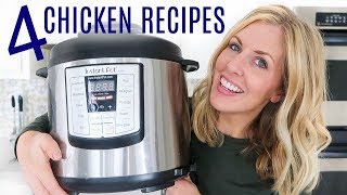 4 EASY Instant Pot Chicken Recipes  Perfect for Beginners [upl. by Linneman]