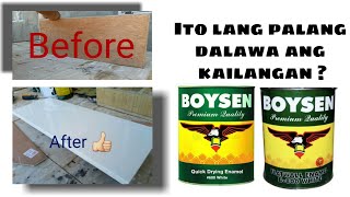 Paano Magpintura ng Plywood  Tutorial  step by step  DIY like a PRO [upl. by Domela]