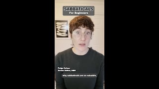 Sabbaticals for Beginners [upl. by Tedric]