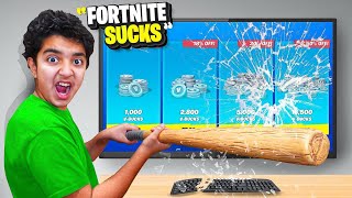 Little Brother Is PISSED OFF At Fortnite [upl. by Flynn]