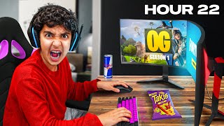 I Played OG Fortnite For 24 Hours [upl. by Medea995]