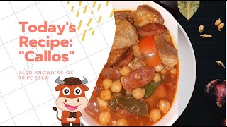 CALLOS   How to cook Callos  Easy Recipe [upl. by Leund]