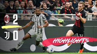 Milan 2  0 Juventus  Highlights [upl. by Yednil]