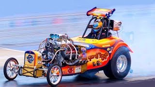 These Vintage Drag Cars Sound Incredible  Fuel Altereds [upl. by Ahsemit]