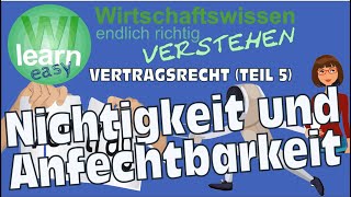 Vertragsrecht Teil 5 Nichtigkeit und Anfechtung von Rechtsgeschäften [upl. by Kraul]