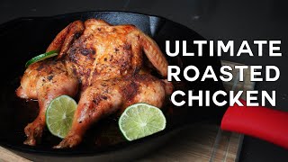 Spatchcock Cast Iron Roasted Chicken  The Ultimate Roasted Chicken [upl. by Karlotte]