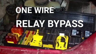 HOW TO Bypass A Relay Using One Wire [upl. by Karleen]