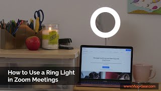 How To Use A Ring Light for Zoom Meetings [upl. by Lebama]