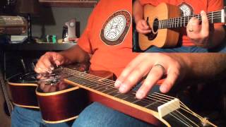 Sweet Beulah Land Dobro Resophonic Guitar Solo [upl. by Edasalof606]