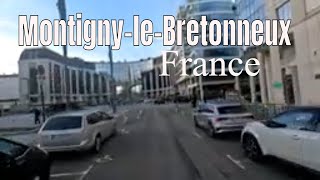 MontignyleBretonneux 4k  Driving French region [upl. by Ocinom]