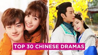 30 Best CHINESE DRAMAS You Cant Miss [upl. by Relyk]