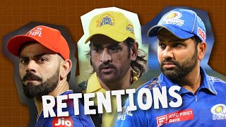 The IPL retentions  cricket [upl. by Latreece]