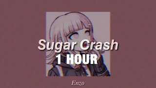 1 HOUR ElyOtto  SugarCrash  slowed  reverbed [upl. by Onitram]