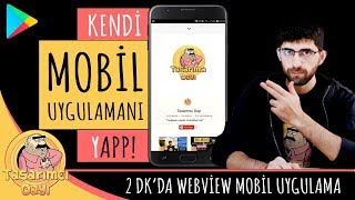 KENDİ MOBİL UYGULAMANI YAP Ücretsiz ve Basit Mobil Uygulama Nasıl Yapılır [upl. by Raman]