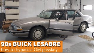 Late 90s Buick LeSabre  How to Bypass a GM Passkey [upl. by Luht]