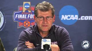 Geno Auriemma Shows Rare Emotion At AP Awards [upl. by Ahsoet]