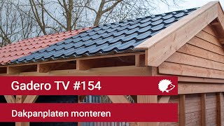 154 Dakpanplaten monteren [upl. by Koran852]