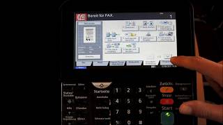 Faxfunktion Kyocera TASKalfa 356ci [upl. by Frey]