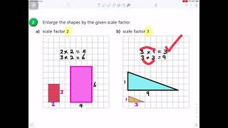 Enlarge shapes by given scale factor [upl. by Eadahs253]