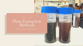 Plant Extraction Methods  Decoction and Maceration  JPTV [upl. by Anerda981]