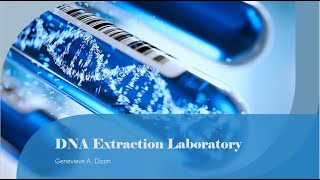 DNA Extraction Laboratory Methods [upl. by Greyson]