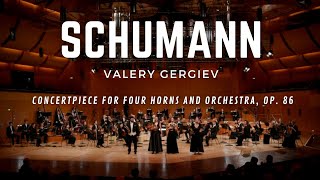 R Schumann Concertpiece for Four Horns and Orchestra Op 86 [upl. by Shepp480]