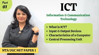 Information amp Communication Technology ICT  NTA UGC NET Paper 1 Syllabus  Part 1 [upl. by Gurango]