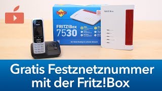 FritzBox Gratis Festnetzrufnummer einrichten [upl. by Favata]