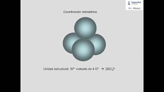 Estructura y clasificación de silicatos 1 [upl. by Elirpa]