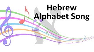 Easy Hebrew Alphabet Song [upl. by Anij]