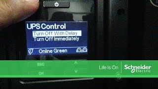 How to Change SRT UPS to Bypass Mode  Schneider Electric [upl. by Merrill]